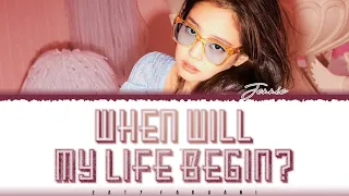 JENNIE - 'WHEN WILL MY LIFE BEGIN?' (Mandy Moore COVER) Lyrics [Color Coded_Eng]