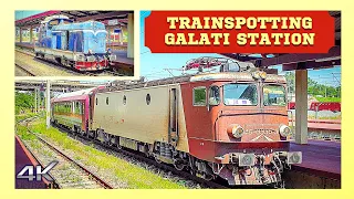 [4K] Activitate Feroviara in Gara Galati / Railway Activity in Galati | Trenuri | July 30th 2021