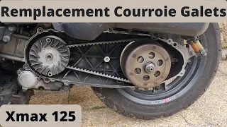 Comment Remplacer la Courroie de Transmission et les Galets d'un Yamaha Xmax (2006-2020) [Tuto n°8]