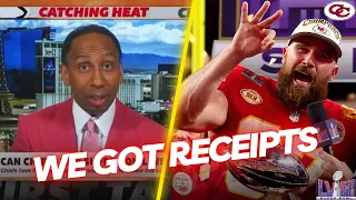 Chiefs TE Travis Kelce Calls Out Disrespect From Stephen A. Smith - We Got Receipts To Back It Up