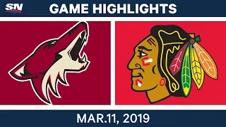 NHL Highlights | Coyotes vs. Blackhawks – Mar 11, 2019