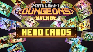 Minecraft Dungeons Arcade Series 3 Update: Void Voyager and Darian Hero Card Gameplay