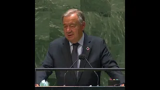 Our world "is challenged like never before", UN Secretary-General António Guterres