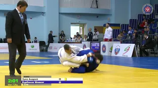 73 kg Зуев А Курбанов Ш 10 11 2018 Т4 Первенство России среди юношей и девушек до 18 лет, ТЮМЕНЬ