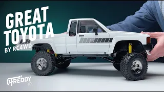 RC4WD was pleased with the release 1987 Toyota Xtracab. 1/10 scale hobby level remote control car