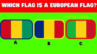 Guess the European flag, Select The European flag In Easy, Medium, Hard And Impossible level