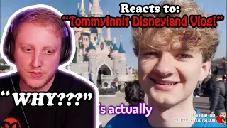 Philza Reacts To "Riding Fastest Roller Coaster In Disneyland" | Tommyinnit Simons Vlog