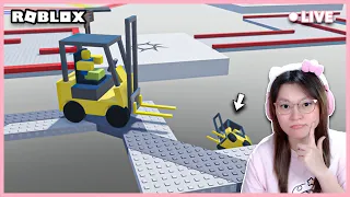 OBBY TAPI NAIK MOBIL KULI ?!! [FORKLIFT OBBY ROBLOX INDONESIA]