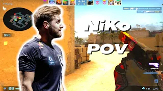 【NiKo POV】w/emi and friends (mirage) | FACEIT Ranked | Sep 16, 2023