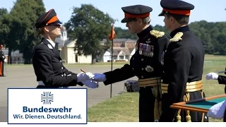 Auszeichnung deutscher Kadetten durch die British Army - Bundeswehr