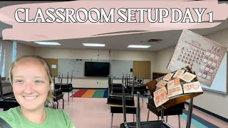 2023-2024 Classroom Setup Day 1 || Seeing and Setting Up My First Grade Classroom