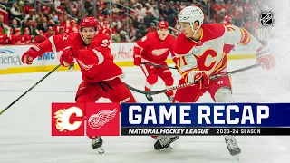 Flames @ Red Wings 10/22 | NHL Highlights 2023