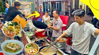 Vietnamese street food - Skillful cooking techniques by young chefs