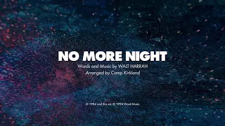 NO MORE NIGHT - SATB (piano track + lyrics