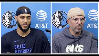 Dallas Mavericks Practice Interviews Monday Before Game 1 vs OKC Thunder Daniel Gafford, Jason Kidd