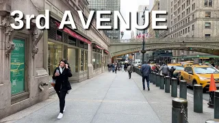 NEW YORK CITY Walking Tour [4K] - 3rd AVENUE