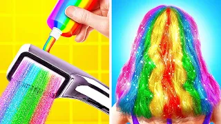 🤓DE NERD A POPULAR 🌈 💖 Transformación colorida con dispositivos de TikTok por 123GO! TRENDS