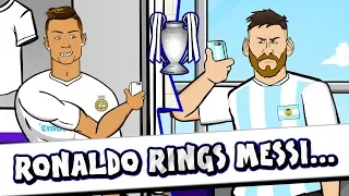 📞RONALDO rings MESSI for ADVICE!📞 (Parody Champions League Final 2018)