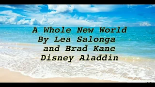 Disney Aladdin- A Whole New World Lyrics 🎶