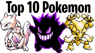 Top 10 STRONGEST Pokémon in Gen 1!  (it's not what you think)