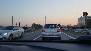 Timelapse drive from Slovenia to Valencia