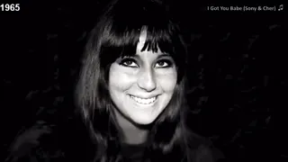 Cher evolution 1964-2017 RE-UPLOAD