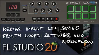 Midi controller Nektar Impact LX+ series vs Akai MPK2xx + Fruity Loops 20 Setup and Workflow.