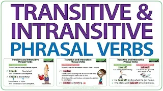 Transitive and Intransitive Phrasal Verbs in English