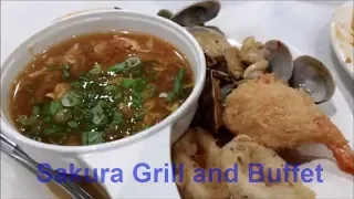 Sakura Grill & Buffet, Sacramento, Awesome Food Video, VLOG