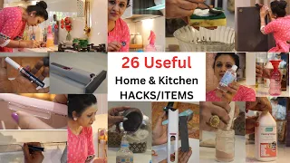 26 Genius Home & Kitchen Hacks / Items  , Useful Products ,Mini Mop & Kitchen tools,DIY Cleaners