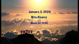MCLA Mastery Circle: Nita Alvarez  - Words for 2024