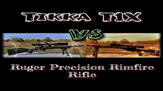 Tikka T1X vs Ruger Precision Rimfire Rifle Review & Comparison