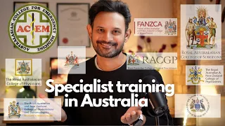 Getting into specialist medical training in Australia