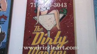 Check This Out! The Dirty Martini Pop Art Painting By Robert Holton