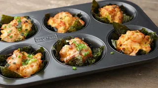 Sushi Bake Cups with Shrimp and Crab | Riverten Kitchen