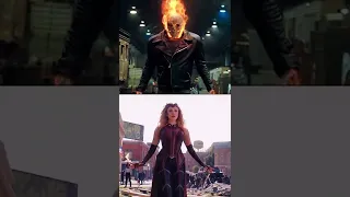 Ghost Rider vs Marvel comic comparison