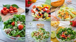 5 EASY AND QUICK SUMMER SALAD IDEAS - Lots of Recipes for Fresh and Tasty Single Dishes