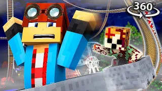 Escaping ALEX.EXE at the Minecraft THEMEPARK VR 360!?