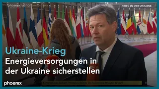 Statement von Robert Habeck zum Treffen der EU-Energieminister:innen zum Ukraine-Krieg am 28.02.22