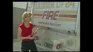 "Thank you" messages written on FDNY truck after 9/11