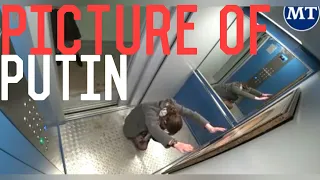 Picture of PUTIN in public ELEVATOR prank