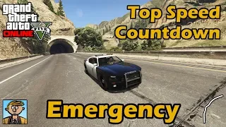 Fastest Emergency Vehicles (2018) - GTA 5 Best Fully Upgraded Cars Top Speed Countdown