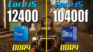 i5 12400F vs. i5 10400F | Test in 8 Games