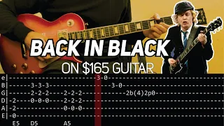 AC/DC - Back in Black lesson with TAB - $165 Guitar