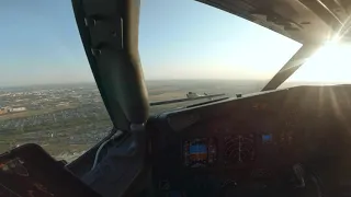 Boeing 737 landing in Ulyanovsk | Pilot View