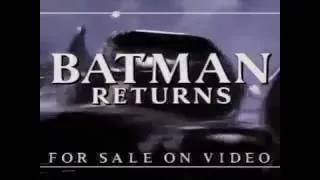 Batman Returns VHS commercial