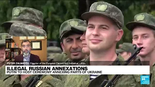 Russian Annexations: Putin hosts ceremony annexing parts of Ukraine • FRANCE 24 English