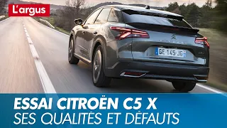 Essai Citroën C5 X hybride : ses qualités et défauts