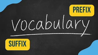 English Vocabulary| Root Words Prefix and Suffix| Vocabulary Best Trick