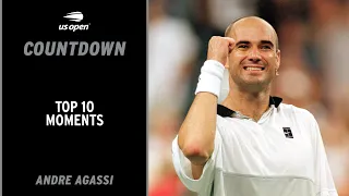 Andre Agassi | Top 10 Moments | US Open